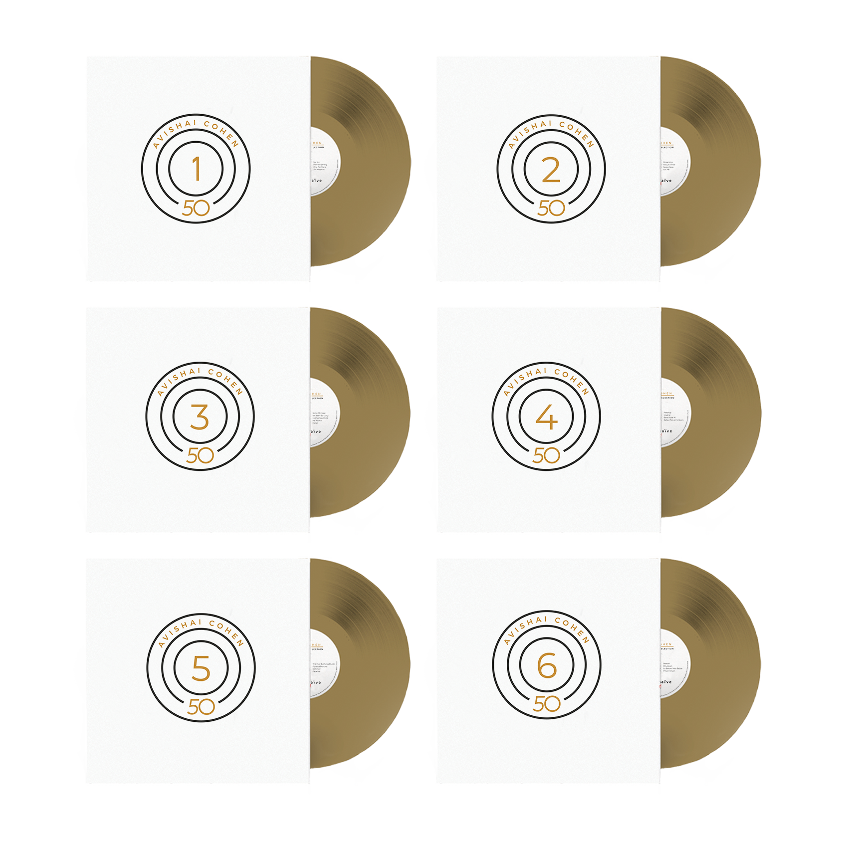  THE 50 GOLD SELECTION - vinyl - fronts