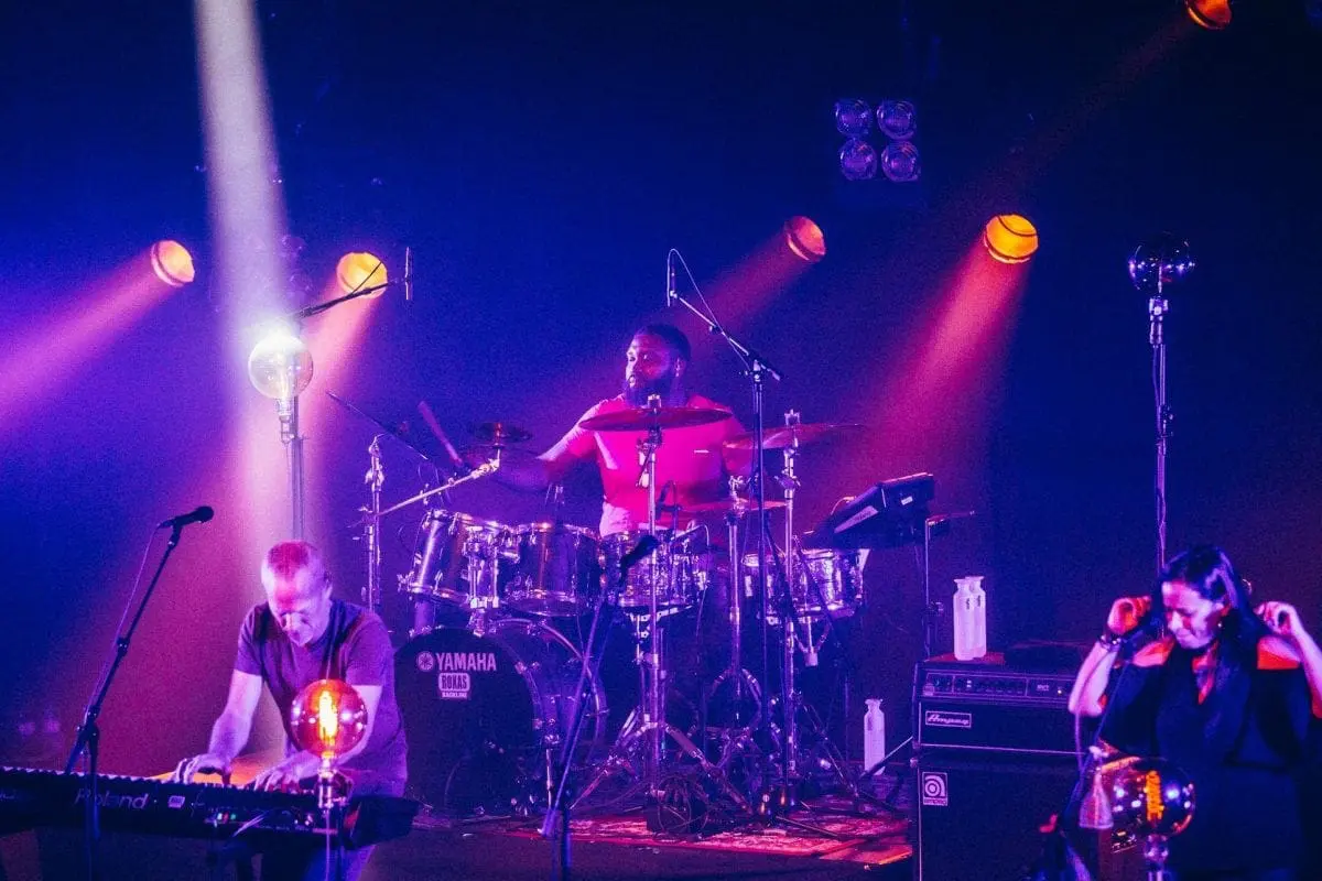 '1970' drummer on stage