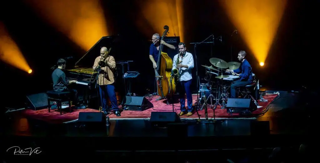 2025 Avishai Cohen Quintet performing (Credit Peter Vit)