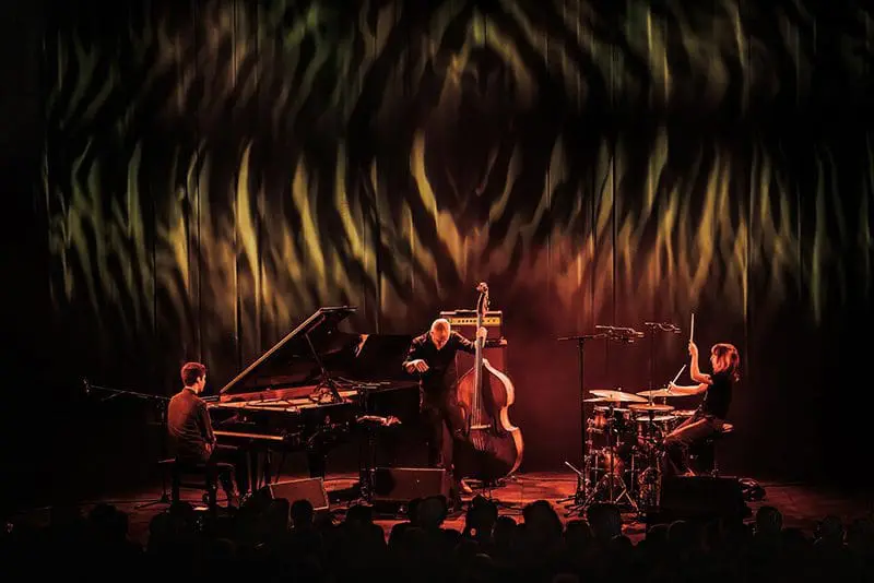 Avishai Cohen Trio on stage - Shifting Sands - photo by Shamrockraver