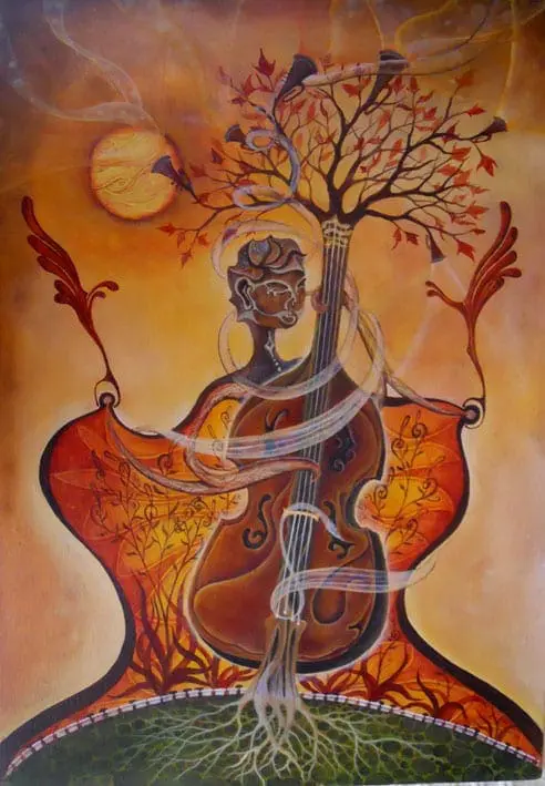 Painting by Romanie Sanchez