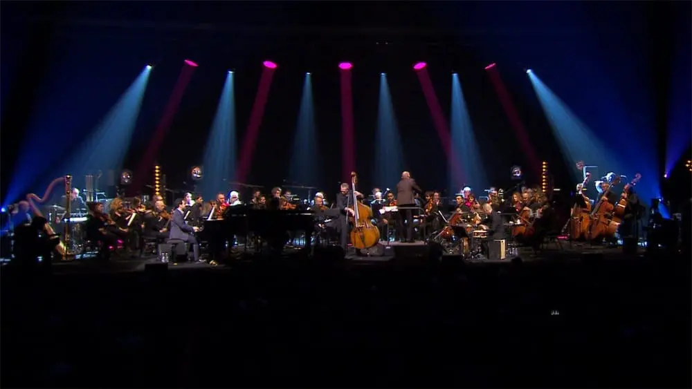 Full view of the stage