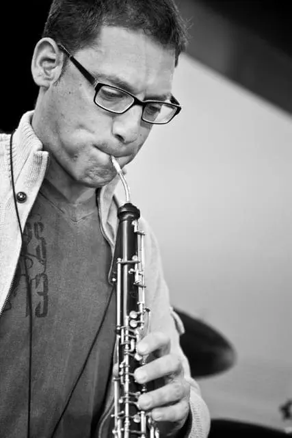 musician playing clarinet